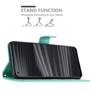 Realme GT 2 / GT Neo 2 Plånboksfodral Skal (Turkos)