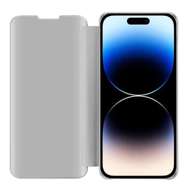 iPhone 14 PRO Plånboksfodral Skal (Silver)