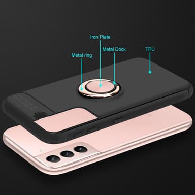 Samsung Galaxy S21 5G Skal Fodral Case (Svart)