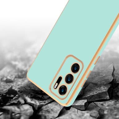 Huawei P40 Skal Fodral Case (Grön)