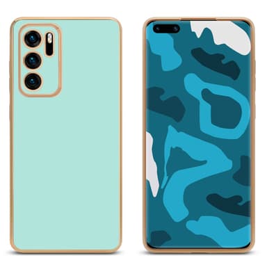 Huawei P40 Skal Fodral Case (Grön)