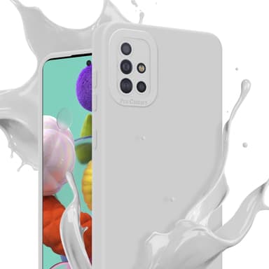 Samsung Galaxy A51 4G / M40s Skal Fodral Case (Vit)