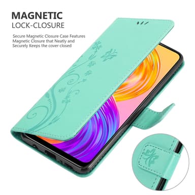 Realme 8 4G / 8 PRO Plånboksfodral Skal (Turkos)