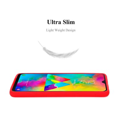 Skal Samsung Galaxy M20 Fodral Case (Röd)