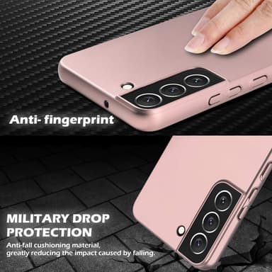Samsung Galaxy S22 PLUS Skal Fodral Case (Rosa)