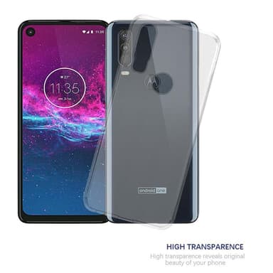 Motorola ONE ACTION Skal Fodral Case (Transparent)