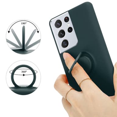Skal Samsung Galaxy S24 ULTRA Fodral Case (Grön)