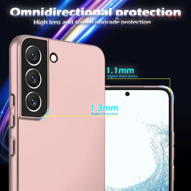 Samsung Galaxy S22 PLUS Skal Fodral Case (Rosa)
