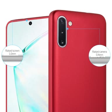 Skal Samsung Galaxy NOTE 10 Fodral Case (Röd)
