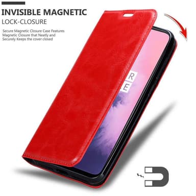 OnePlus 6T Skal Fodral Case (Röd)