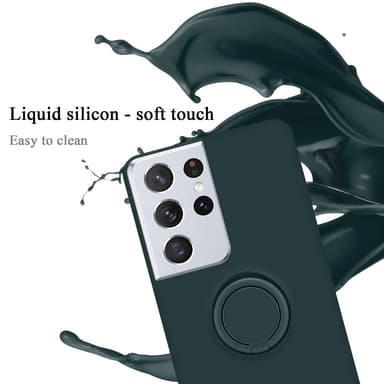 Skal Samsung Galaxy S24 ULTRA Fodral Case (Grön)