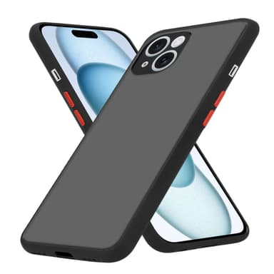 iPhone 15 Skal Fodral Case (Svart)