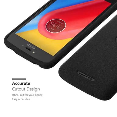 Skal Motorola MOTO C PLUS Fodral Case (Svart)