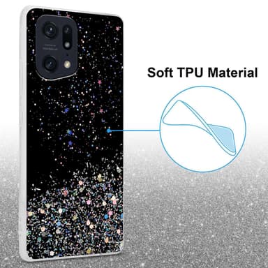 Oppo FIND X5 PRO Skal Fodral Case (Svart)