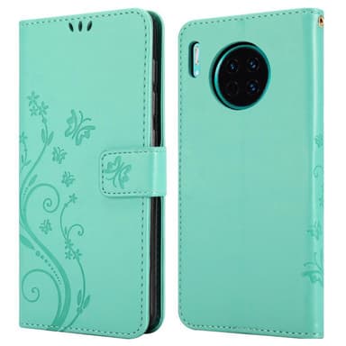 Huawei MATE 30 Plånboksfodral Skal (Turkos)