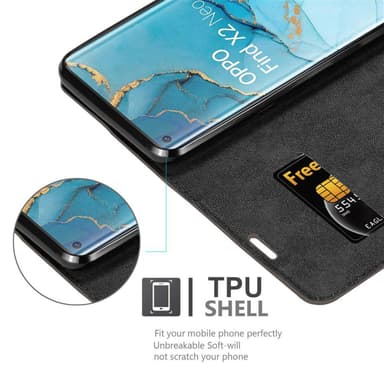 Oppo FIND X2 PRO Skal Fodral Case (Brun)