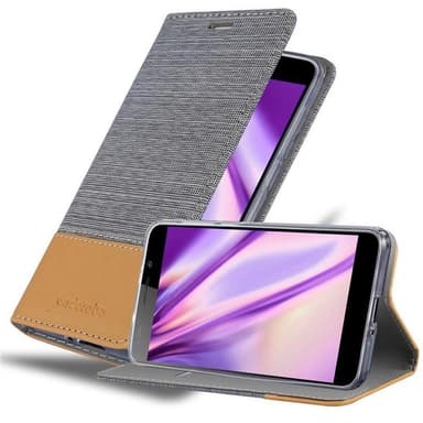 Honor 6 Plånboksfodral Skal (Grå)