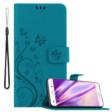 Huawei P8 LITE 2015 Plånboksfodral Skal (Blå)