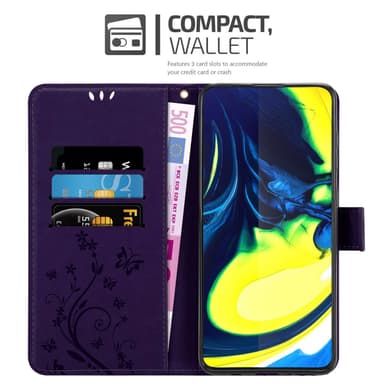 Samsung Galaxy A80 / A90 4G Plånboksfodral Skal (Lila)