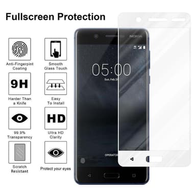 Nokia 5 2017 Skyddsglas Skyddsfilm Skärmskydd