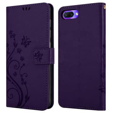 Honor 10 Plånboksfodral Skal (Lila)
