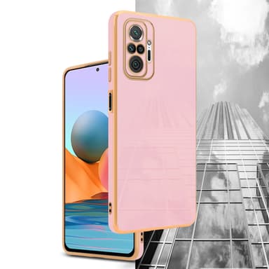 Xiaomi RedMi NOTE 10 PRO Skal Fodral Case (Rosa)