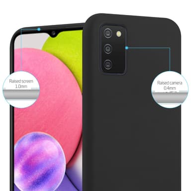 Skal Samsung Galaxy A03s Fodral Case (Svart)