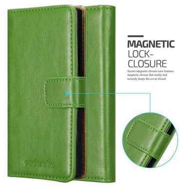 Huawei MATE S Plånboksfodral Skal (Grön)