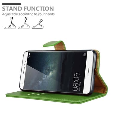 Huawei MATE S Plånboksfodral Skal (Grön)