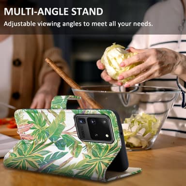 Samsung Galaxy S20 ULTRA Plånboksfodral Skal (Grön)