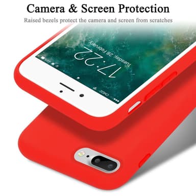 iPhone 7 PLUS / 7S PLUS / 8 PLUS Skal Fodral Case (Röd)