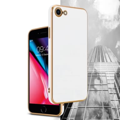 iPhone 7 / 7S / 8 / SE 2020 Skal Fodral Case (Vit)