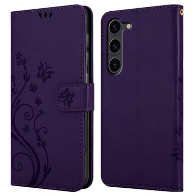 Samsung Galaxy S23 Plånboksfodral Skal (Lila)