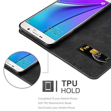 Samsung Galaxy NOTE 5 Skal Fodral Case (Svart)