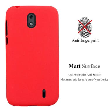 Skal Nokia 1 2018 Fodral Case (Röd)