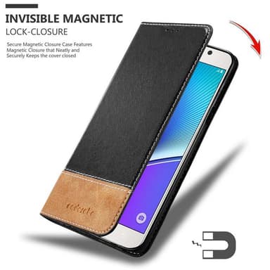 Samsung Galaxy NOTE 5 Skal Fodral Case (Svart)
