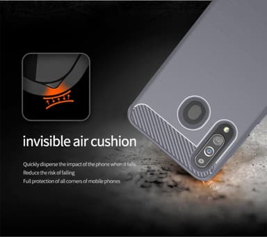 Samsung Galaxy A20s Skal Fodral Case (Grå)