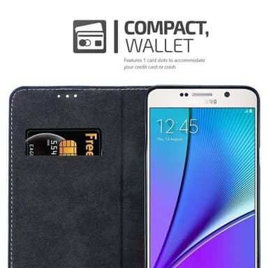 Samsung Galaxy NOTE 5 Skal Fodral Case (Svart)