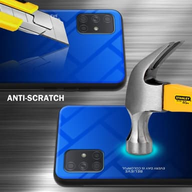 Samsung Galaxy A71 4G Skal Fodral Case (Svart)