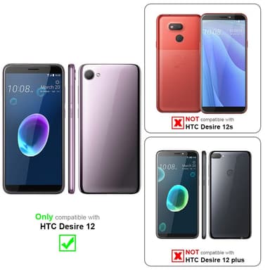 HTC Desire 12 Skal Fodral Case (Blå)