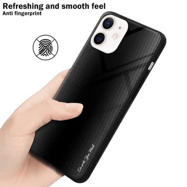 iPhone 12 MINI Skal Fodral Case (Svart)