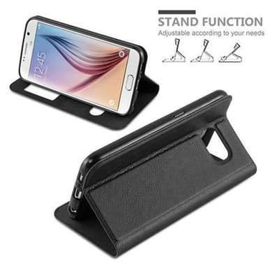 Samsung Galaxy S6 Plånboksfodral Skal (Svart)