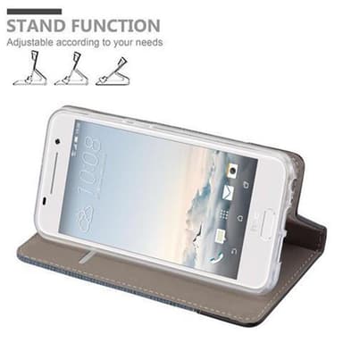 HTC ONE A9 Plånboksfodral Skal (Blå)
