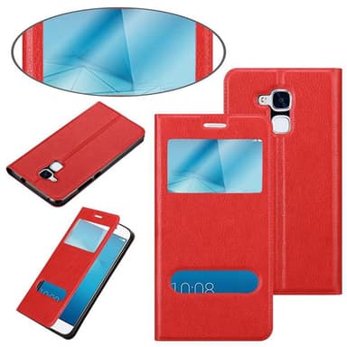 Honor 5C Plånboksfodral Skal (Röd)