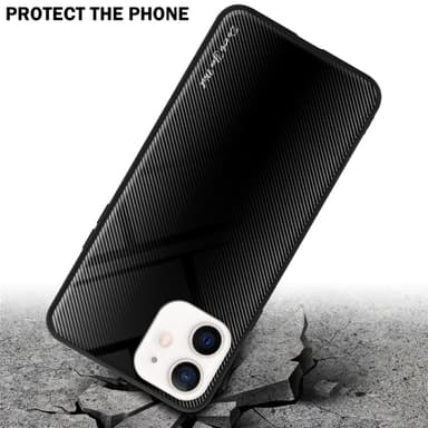 iPhone 12 MINI Skal Fodral Case (Svart)