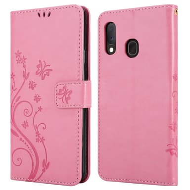Samsung Galaxy A10e / A20e Plånboksfodral Skal (Rosa)
