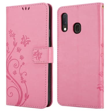 Samsung Galaxy A10e / A20e Plånboksfodral Skal (Rosa)
