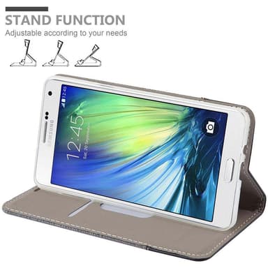 Samsung Galaxy A7 2015 Plånboksfodral Skal (Grå)