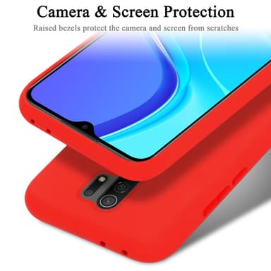 Xiaomi RedMi 9 Skal Fodral Case (Röd)