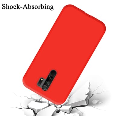 Xiaomi RedMi 9 Skal Fodral Case (Röd)